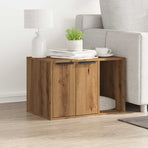 Cat Litter Box Enclosure Artisian Oak 60x40x40 cm