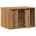 Cat Litter Box Enclosure Artisian Oak 60x40x40 cm