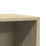 Cat Litter Box Enclosure Sonoma Oak 80x50x45 cm Engineered Wood