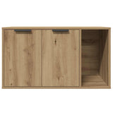 Cat Litter Box Enclosure Artisian Oak 80x50x45 cm Engineered Wood
