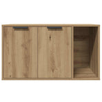 Cat Litter Box Enclosure Artisian Oak 80x50x45 cm