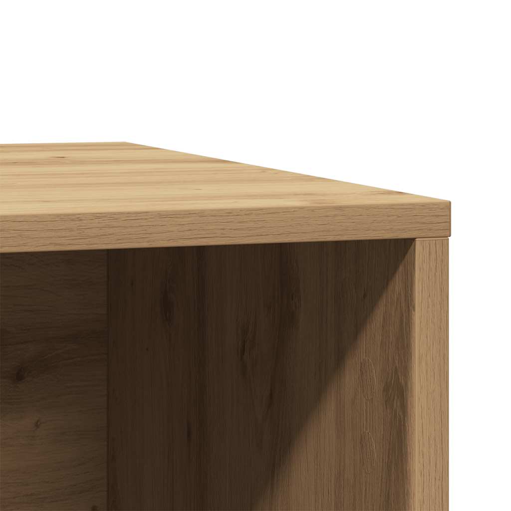 Cat Litter Box Enclosure Artisian Oak 80x50x45 cm Engineered Wood