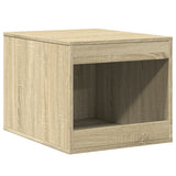Cat Litter Box Enclosure Sonoma Oak 47x59x42 cm Engineered Wood - Front View