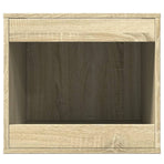 Cat Litter Box Enclosure Sonoma Oak 47x59x42 cm Engineered Wood