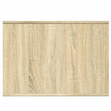 Cat Litter Box Enclosure Sonoma Oak 47x59x42 cm Engineered Wood - 45-Degree Angle