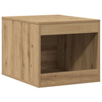 Cat Litter Box Enclosure Artisian Oak 47x59x42 cm