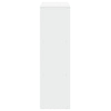 Room Divider Bookcase 3-Tier White 99x29x99 cm Engineered Wood