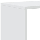 Room Divider Bookcase 3-Tier White 99x29x99 cm Engineered Wood