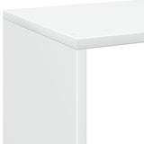 Room Divider Bookcase White 69.5x29x69.5 cm Engineered Wood