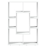 Bookcase White 63x20x90 cm Engineered Wood