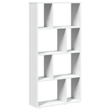 Bookcase White 60x20x120.5 cm Engineered Wood