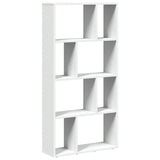 Bookcase White 60x20x120.5 cm Engineered Wood