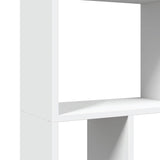 Bookcase White 60x20x120.5 cm Engineered Wood