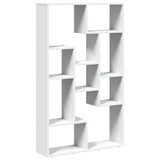 Bookcase White 72x20x120.5 cm Engineered Wood