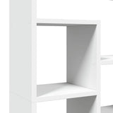Bookcase White 72x20x120.5 cm Engineered Wood