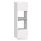 7 Piece Kitchen Cabinet Set Porto White Engineered Wood