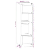 7 Piece Kitchen Cabinet Set "Porto" Black Engineered Wood