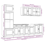 7 Piece Kitchen Cabinet Set 