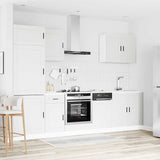 7 Piece Kitchen Cabinet Set Porto White Engineered Wood