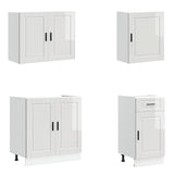 7 Piece Kitchen Cabinet Set 