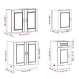 7 Piece Kitchen Cabinet Set 