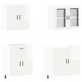 4 Piece Kitchen Cabinet Set 