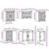 11 Piece Kitchen Cabinet Set Lucca White Engineered Wood - Extra Image