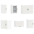 11 Piece Kitchen Cabinet Set Porto White Engineered Wood