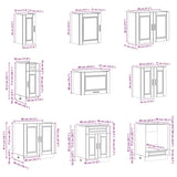 14 Piece Kitchen Cabinet Set Porto White Engineered Wood - Extra Image