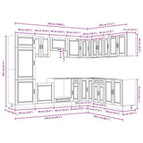14 Piece Kitchen Cabinet Set 