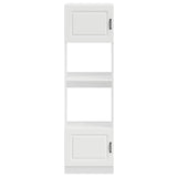 Oven Cabinets 2 pcs Kalmar White Engineered Wood