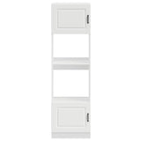 Oven Cabinets 2 pcs Kalmar White Engineered Wood - Top-Down View