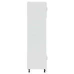Oven Cabinets 2 pcs Kalmar White Engineered Wood