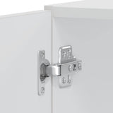 Oven Cabinets 2 pcs Lucca White Engineered Wood - Extra Image