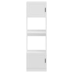 Oven Cabinets 2 pcs Porto White Engineered Wood