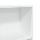 Bookcase White 60x24x176 cm Engineered Wood - Close-Up Angle
