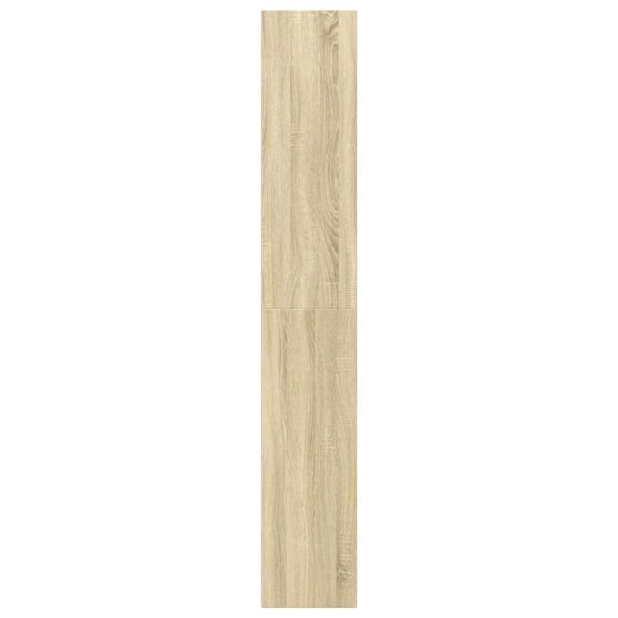 Bookcase Sonoma Oak 40x30x189 cm Engineered Wood