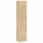 Bookcase Sonoma Oak 40x30x189 cm Engineered Wood
