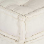 Modular Sofa Unit 2 pcs Fabric Cream 140 x 70 x 36 cm