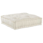 Modular Sofa Unit 2 pcs Fabric Cream 140 x 70 x 36 cm