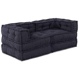 Modular Sofa 2 pcs Anthracite 70 x 70 x 56 cm Fabric