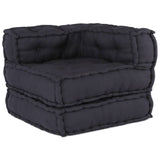 Modular Sofa 2 pcs Anthracite 70 x 70 x 56 cm Fabric - 45-Degree Angle