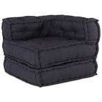 Modular Sofa Unit Fabric Anthracite 210 x 70 x 56 cm