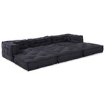 Modular Sofa Unit Fabric Anthracite 210 x 70 x 56 cm