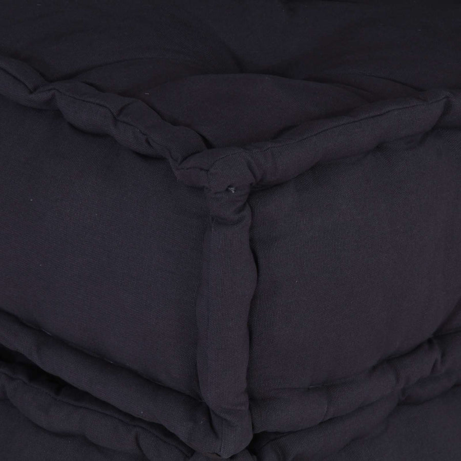 Modular Sofa Unit Fabric Anthracite 210 x 140 x 56 cm