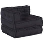 Modular Sofa Unit Fabric Anthracite 210 x 140 x 56 cm