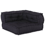 Modular Sofa Unit Fabric Anthracite 210 x 140 x 56 cm