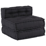 Modular Sofa 4 pcs Anthracite Fabric - Low Angle