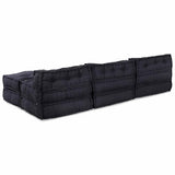 Modular Sofa 4 pcs Anthracite Fabric - Low Angle