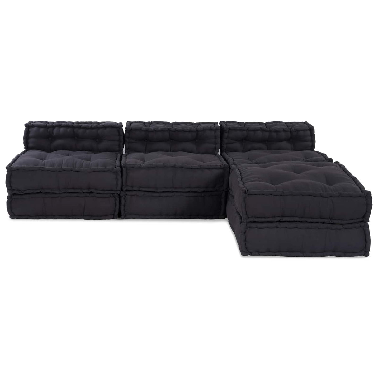 Modular Sofa Unit 4 pcs Anthracite Fabric